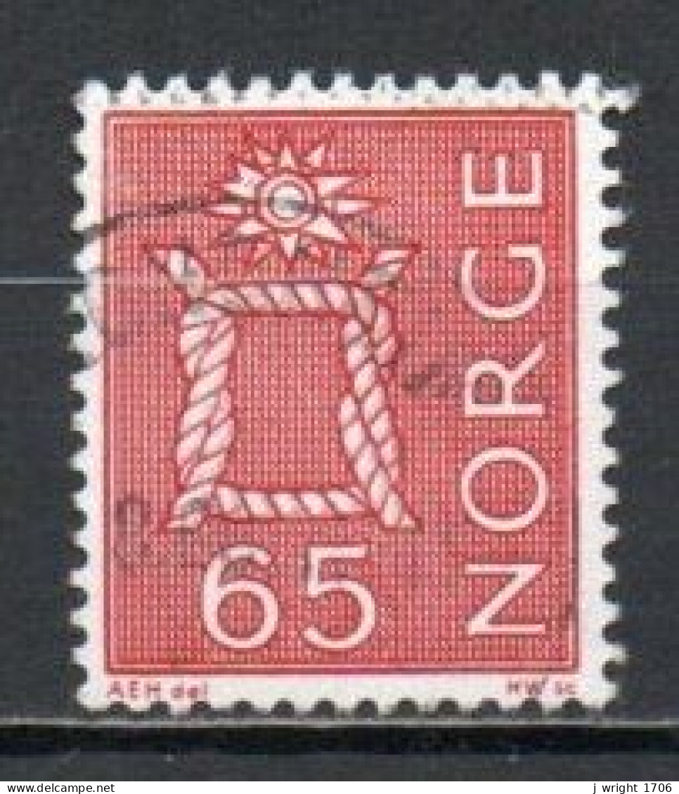 Norway, 1968, Motifs/Rope Knot & Sun, 65ö, USED - Usados