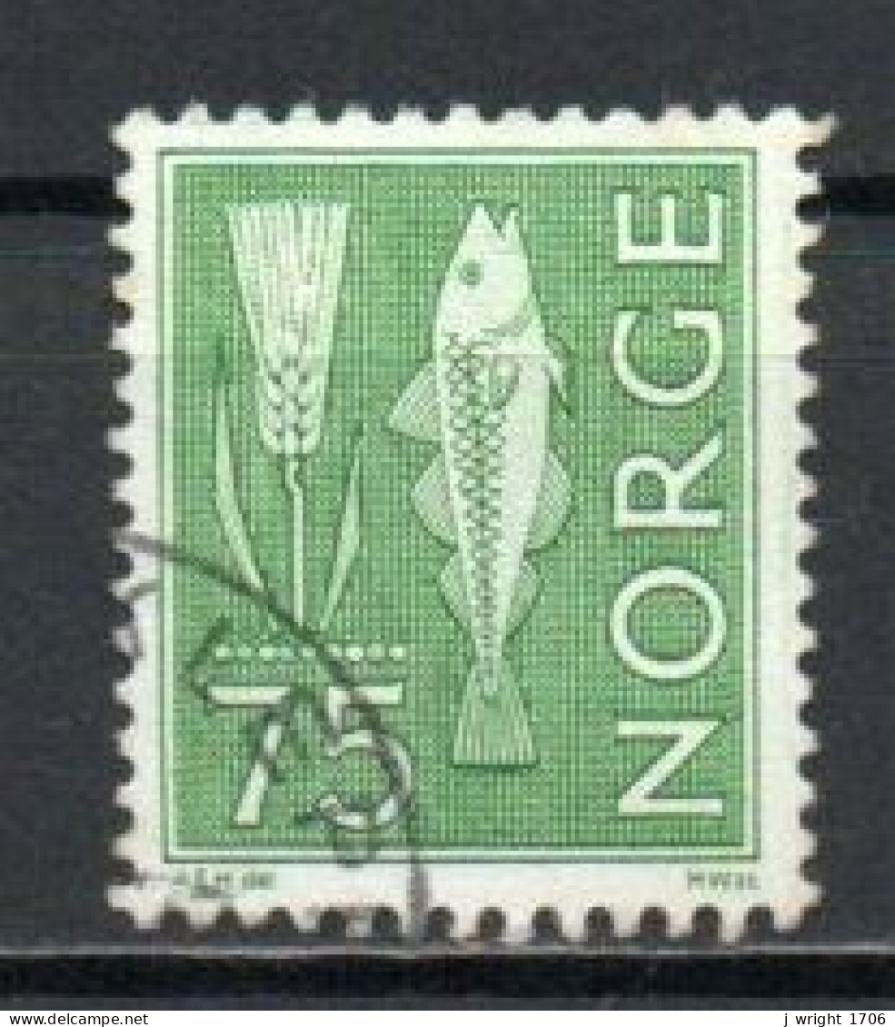 Norway, 1973, Motifs/Wheat & Atlantic Cod, 75ö, USED - Oblitérés