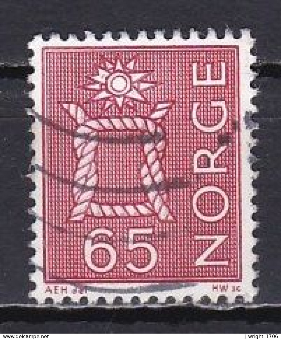 Norway, 1968, Motifs/Rope Knot & Sun, 65ö, USED - Oblitérés