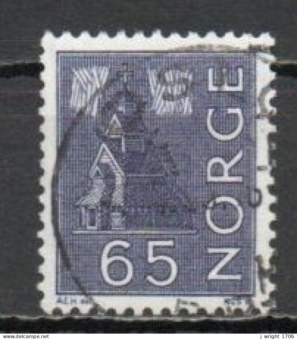 Norway, 1963, Motifs/Stave Church, 65ö, USED - Usados