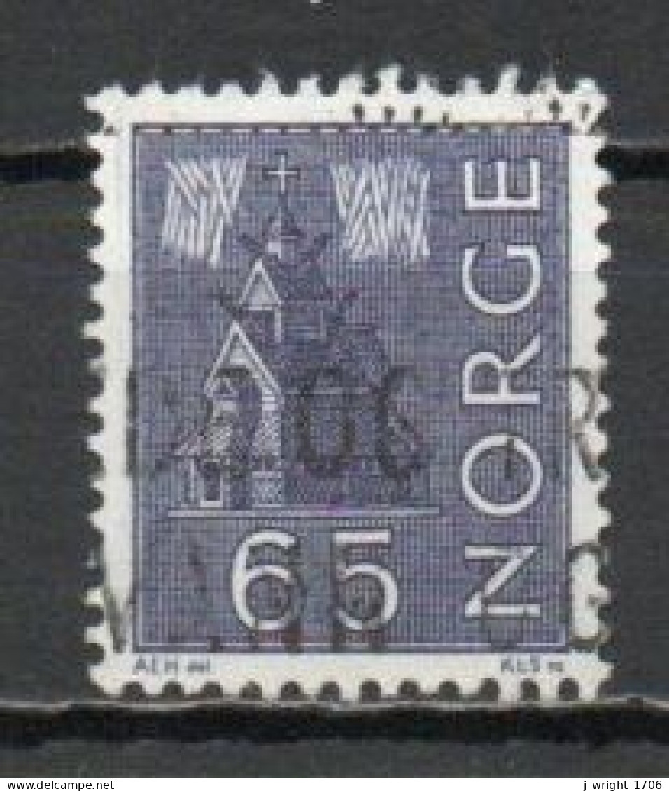 Norway, 1963, Motifs/Stave Church, 65ö, USED - Usados