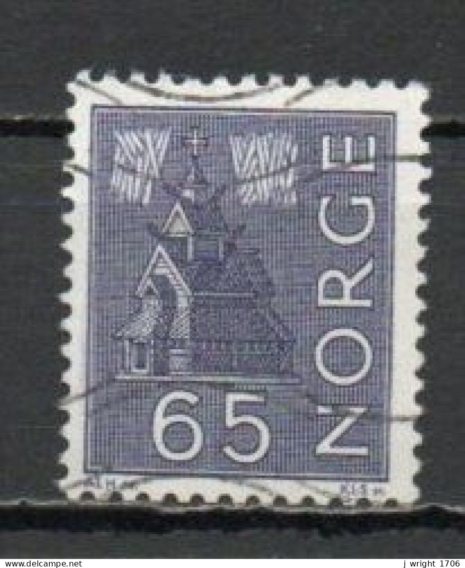 Norway, 1963, Motifs/Stave Church, 65ö, USED - Usados