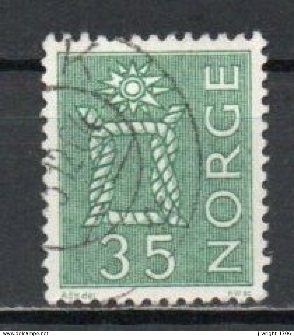 Norway, 1963, Motifs/Rope Knot & Sun, 35ö, USED - Gebruikt