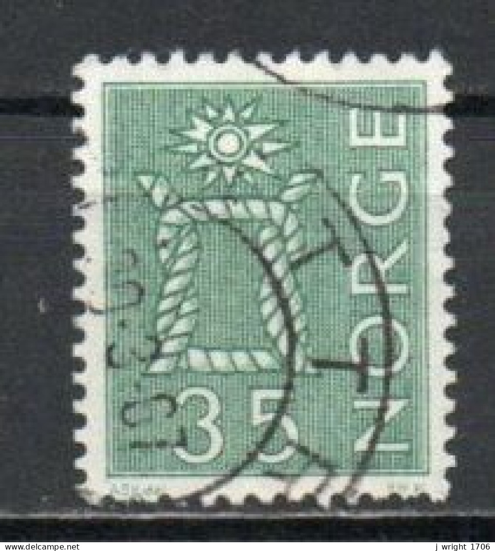 Norway, 1963, Motifs/Rope Knot & Sun, 35ö, USED - Gebraucht