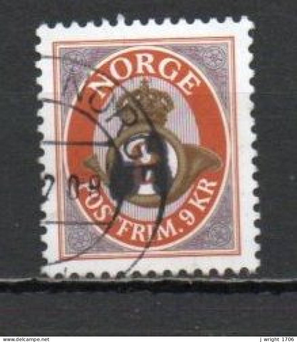 Norway, 2002, Posthorn, 9kr, USED - Used Stamps