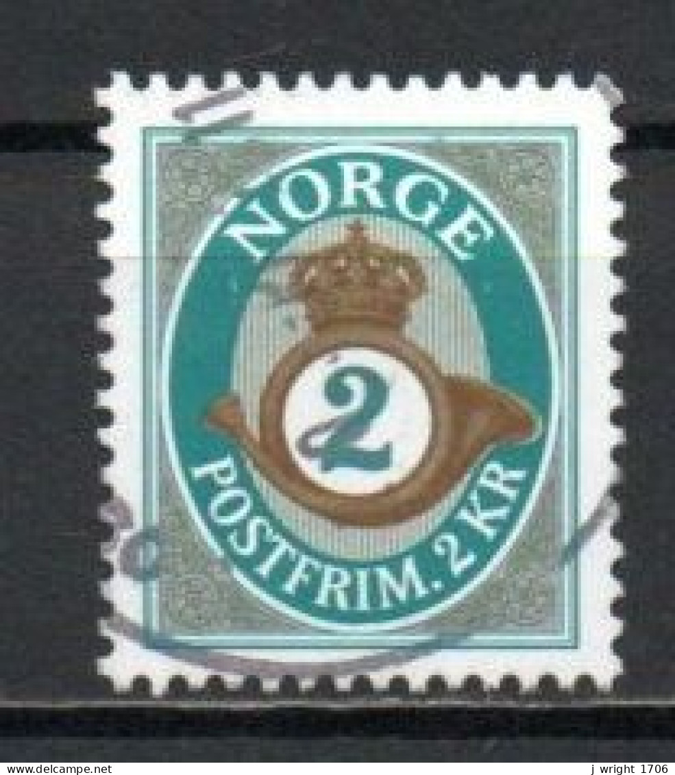 Norway, 2001, Posthorn, 2kr, USED - Usados