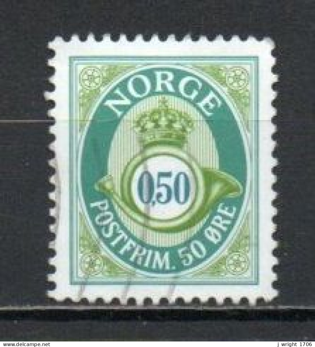 Norway, 2001, Posthorn, 0.50kr/Perf 13¾ X 13¼, USED - Gebruikt