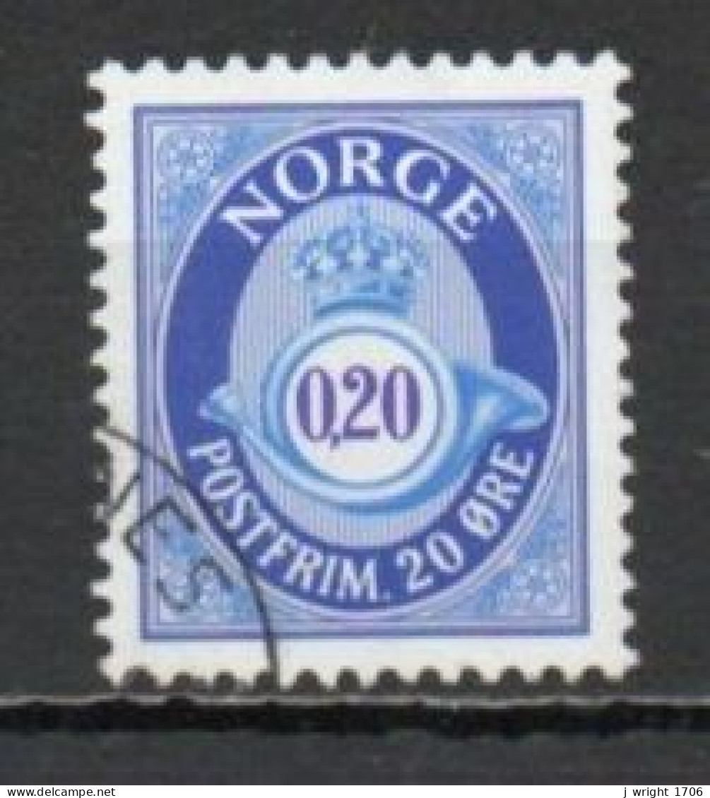 Norway, 1997, Posthorn, 0.20kr/Perf 12¾ X 13½, USED - Used Stamps
