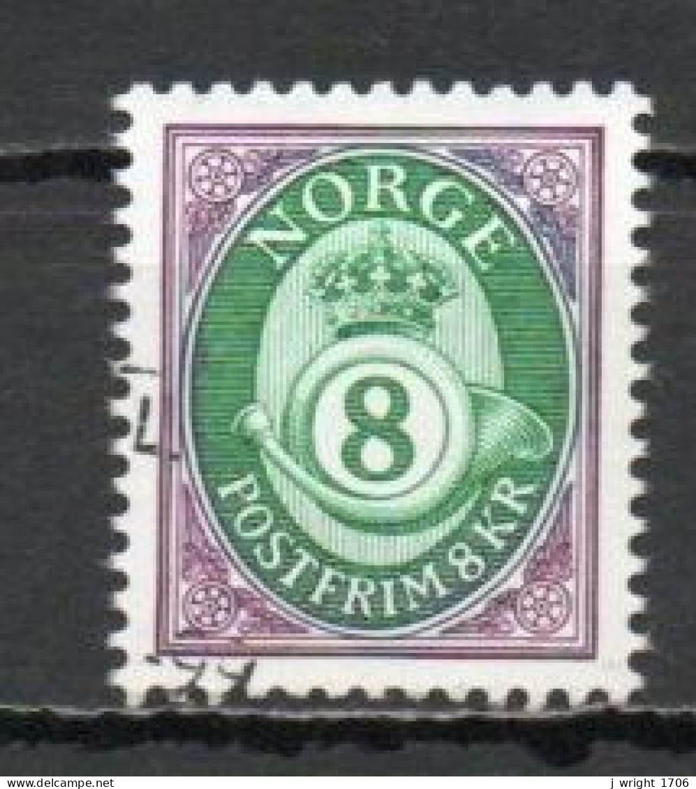 Norway, 1995, Posthorn, 8kr, USED - Gebruikt