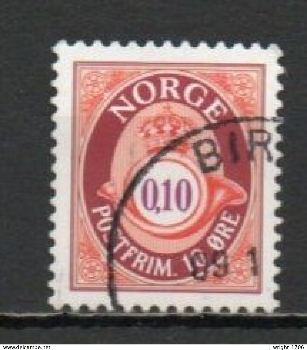 Norway, 1997, Posthorn, 0.10kr, USED - Usados
