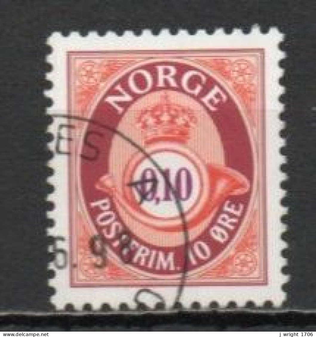 Norway, 1997, Posthorn, 0.10kr, USED - Gebraucht