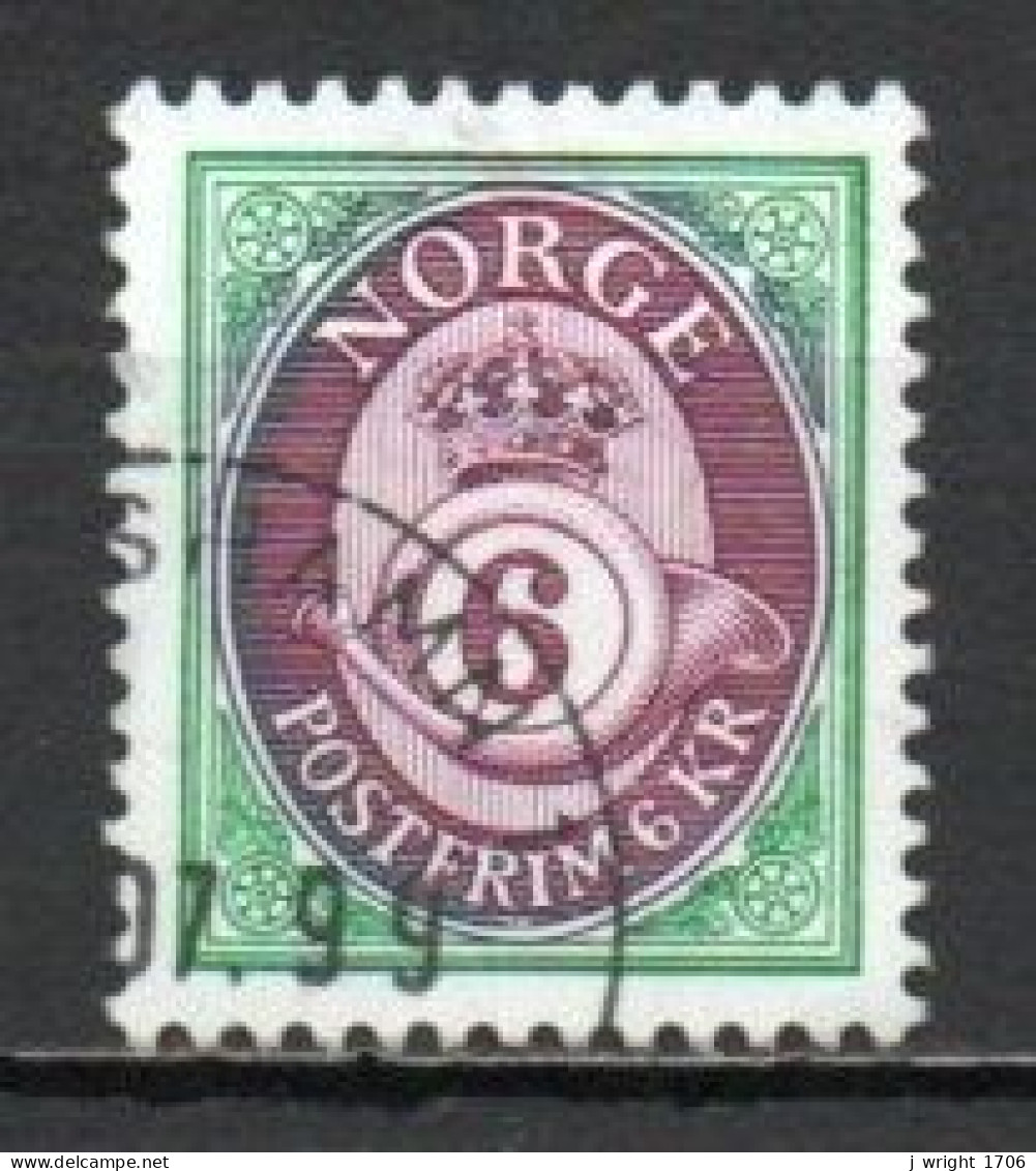 Norway, 1994, Posthorn, 6kr, USED - Gebraucht