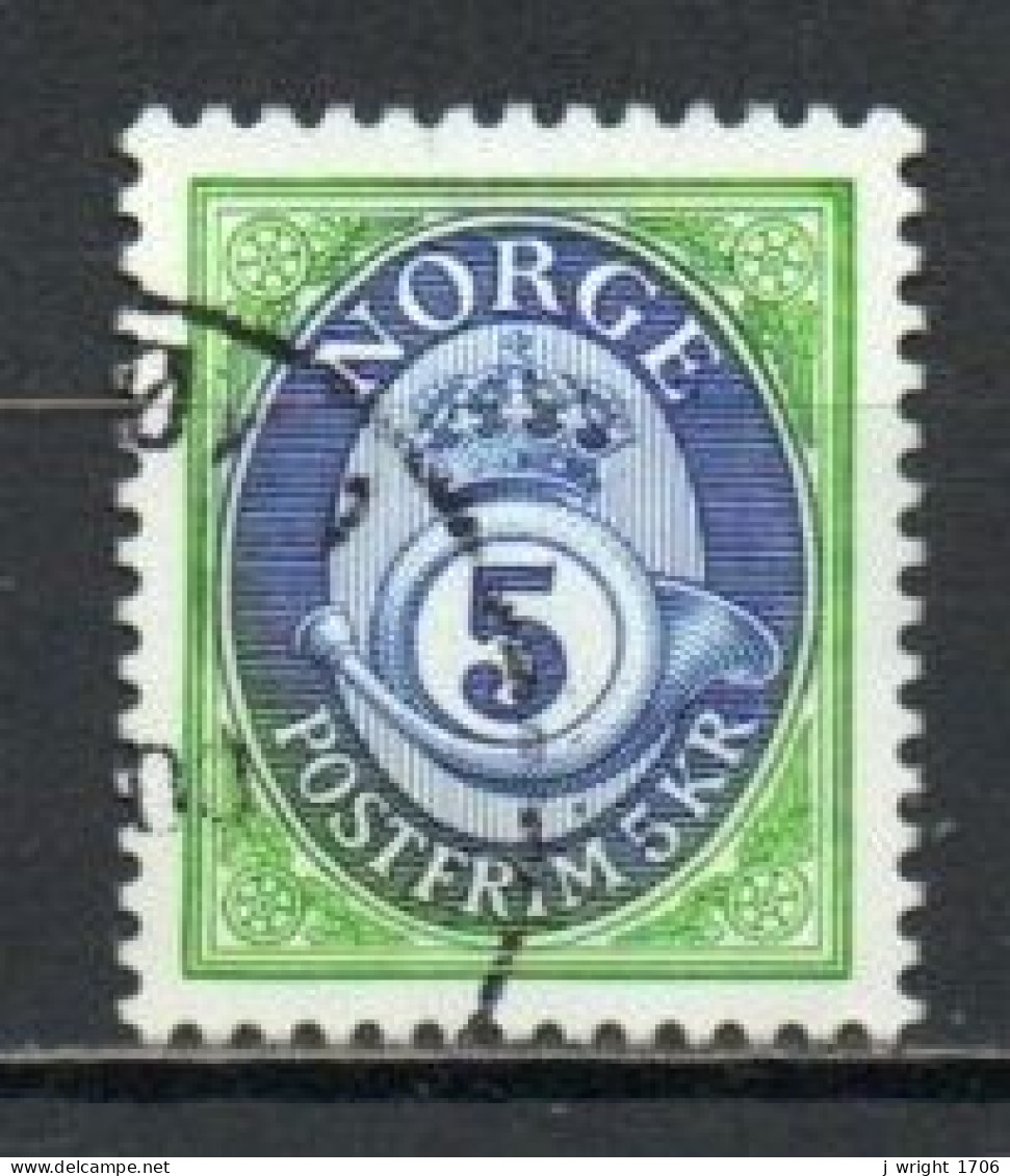 Norway, 1992, Posthorn, 5kr, USED - Usati