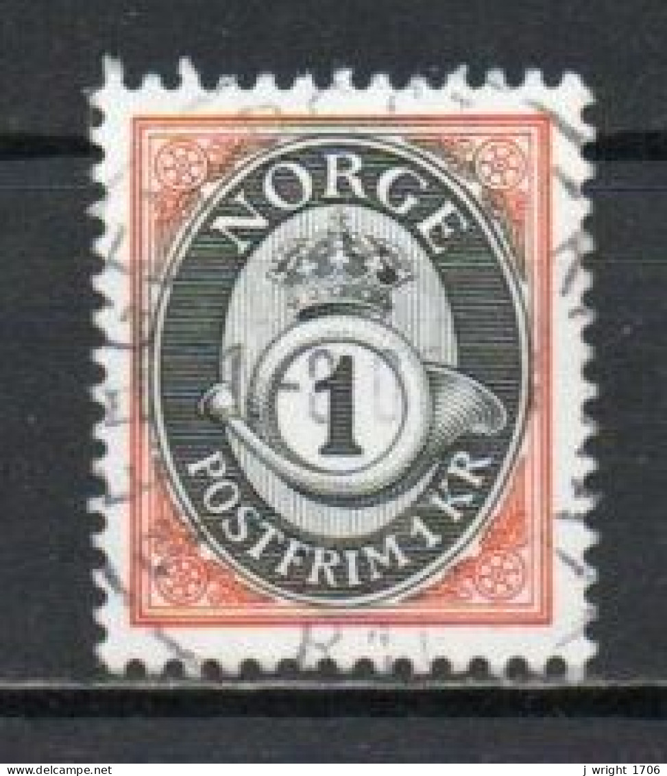 Norway, 1996, Posthorn, 1kr, USED - Gebruikt