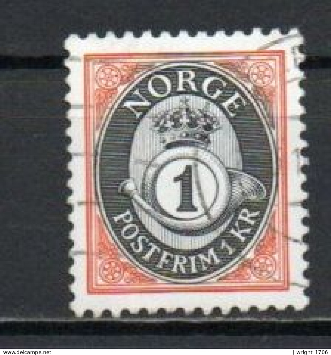 Norway, 1996, Posthorn, 1kr, USED - Gebruikt