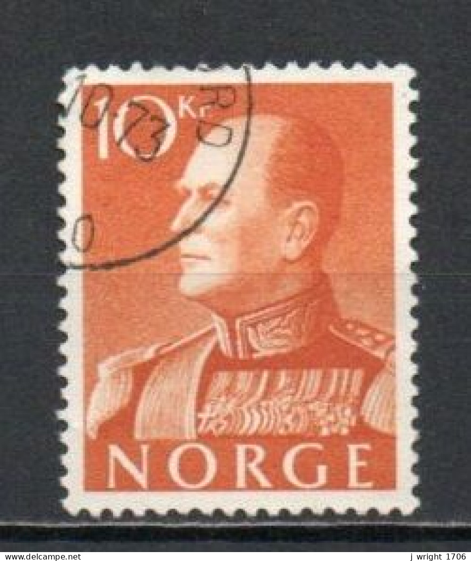 Norway, 1959, King Olav V, 10Kr, USED - Used Stamps