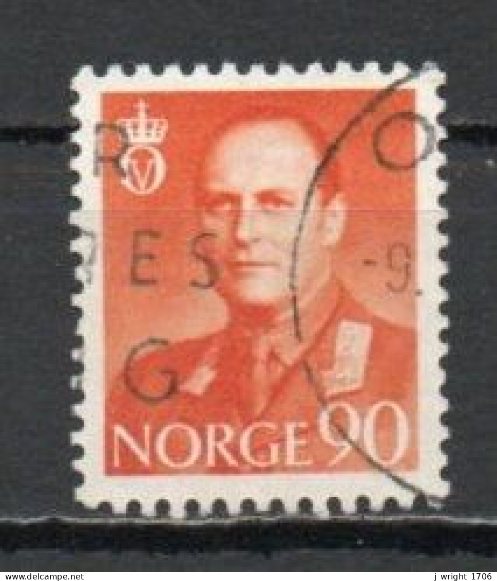 Norway, 1959, King Olav V, 90ö, USED - Oblitérés