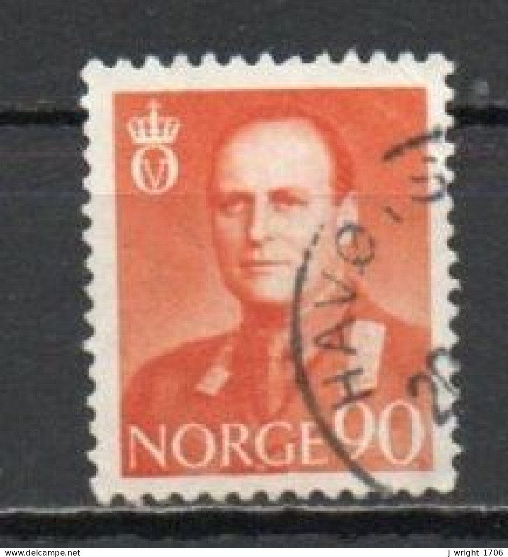 Norway, 1959, King Olav V, 90ö, USED - Gebruikt