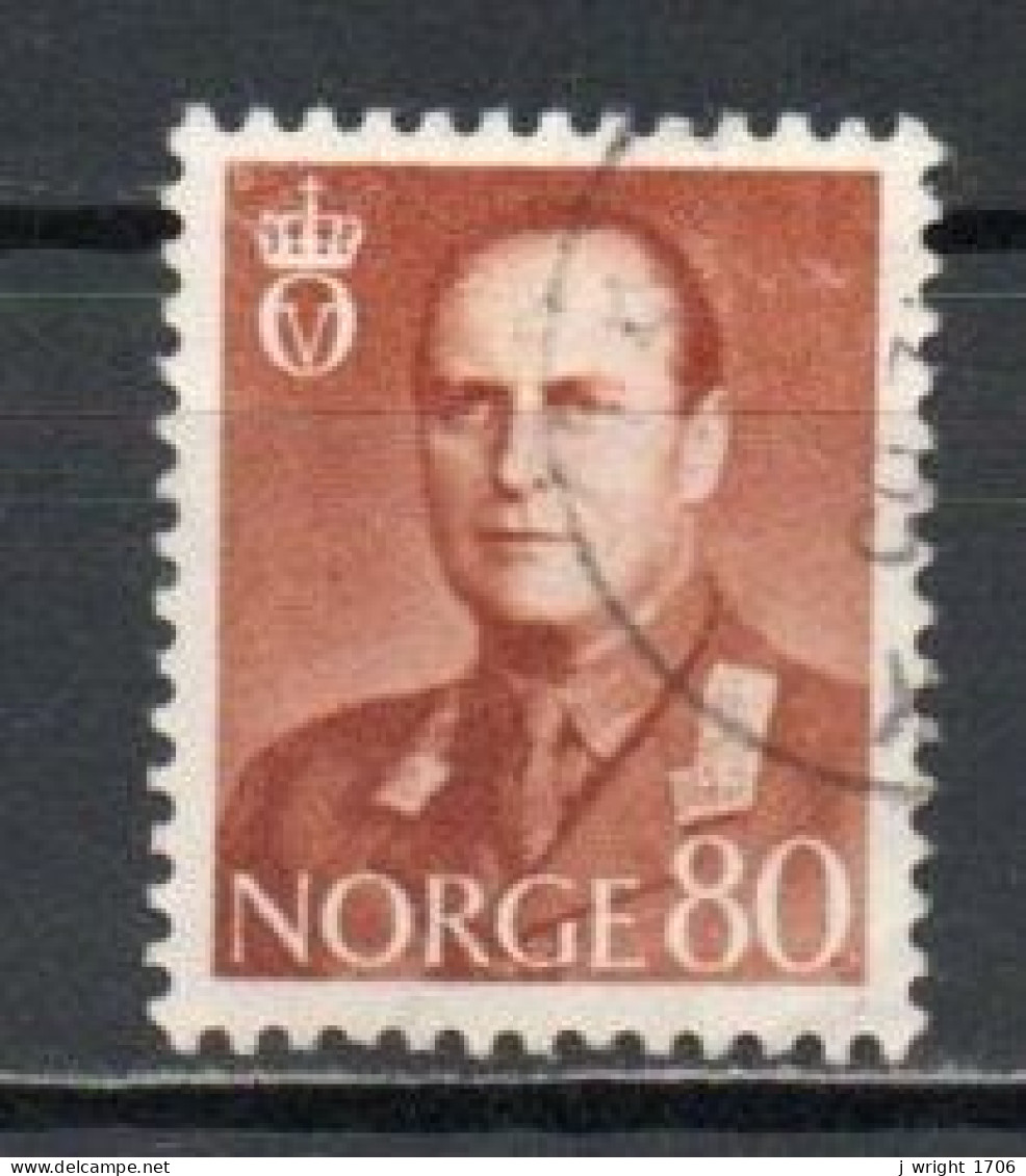 Norway, 1960, King Olav V, 80ö, USED - Gebruikt