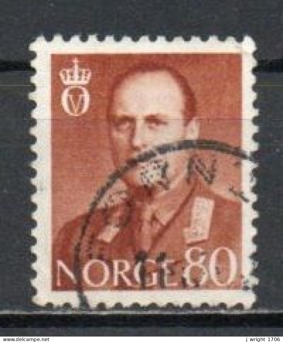 Norway, 1960, King Olav V, 80ö, USED - Oblitérés