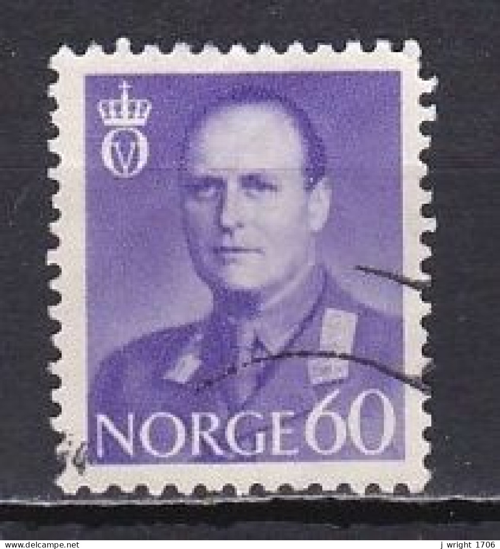 Norway, 1962, King Olav V, 60ö, USED - Usados