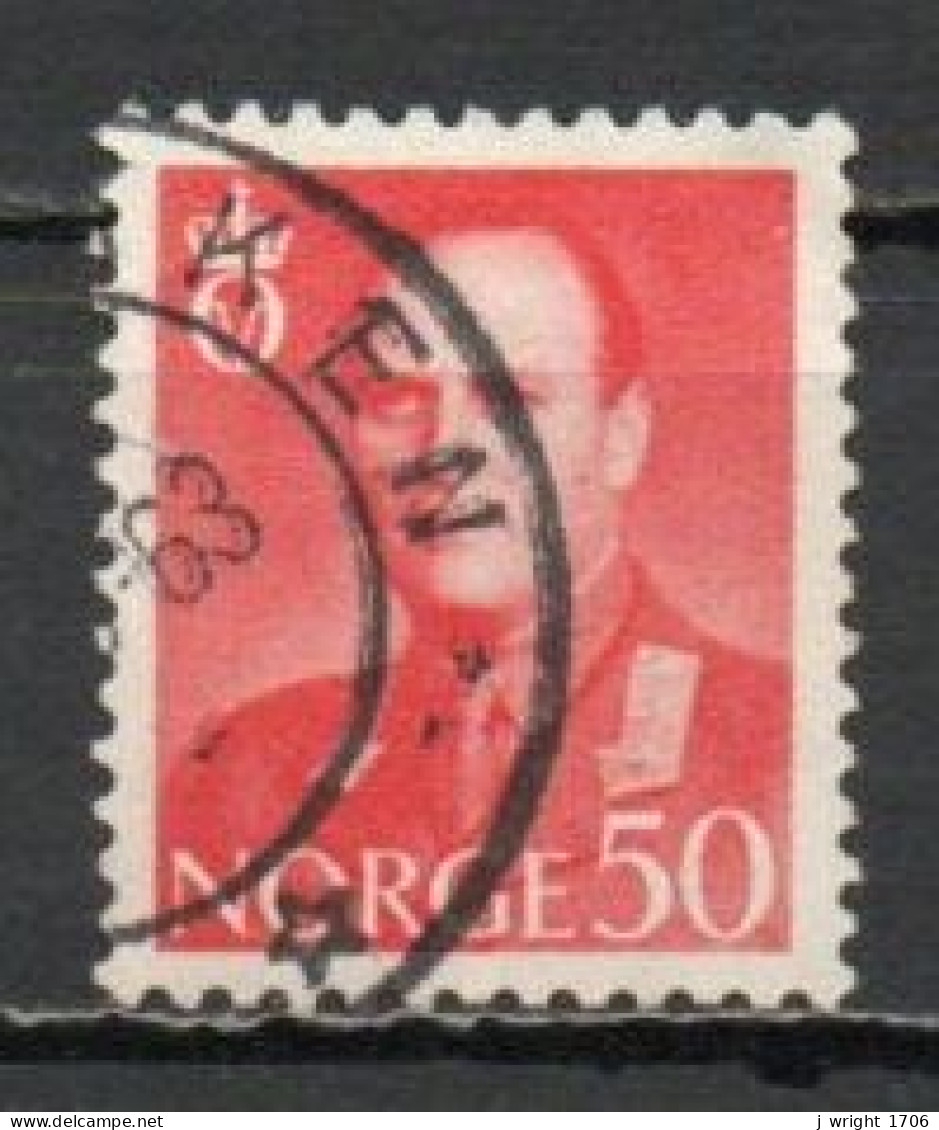 Norway, 1962, King Olav V, 50ö/Red, USED - Usados