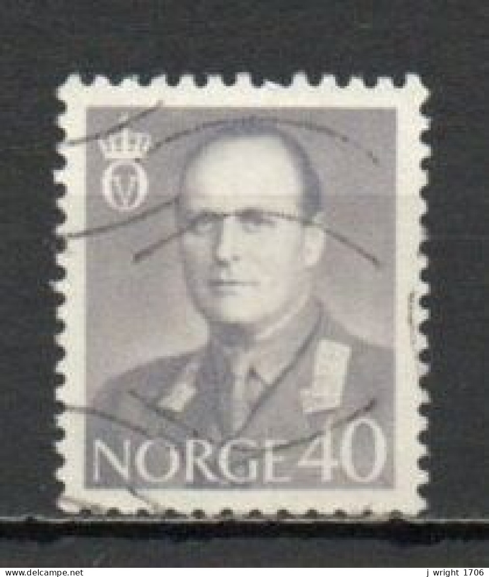 Norway, 1962, King Olav V, 40ö/Violet-Grey, USED - Gebraucht