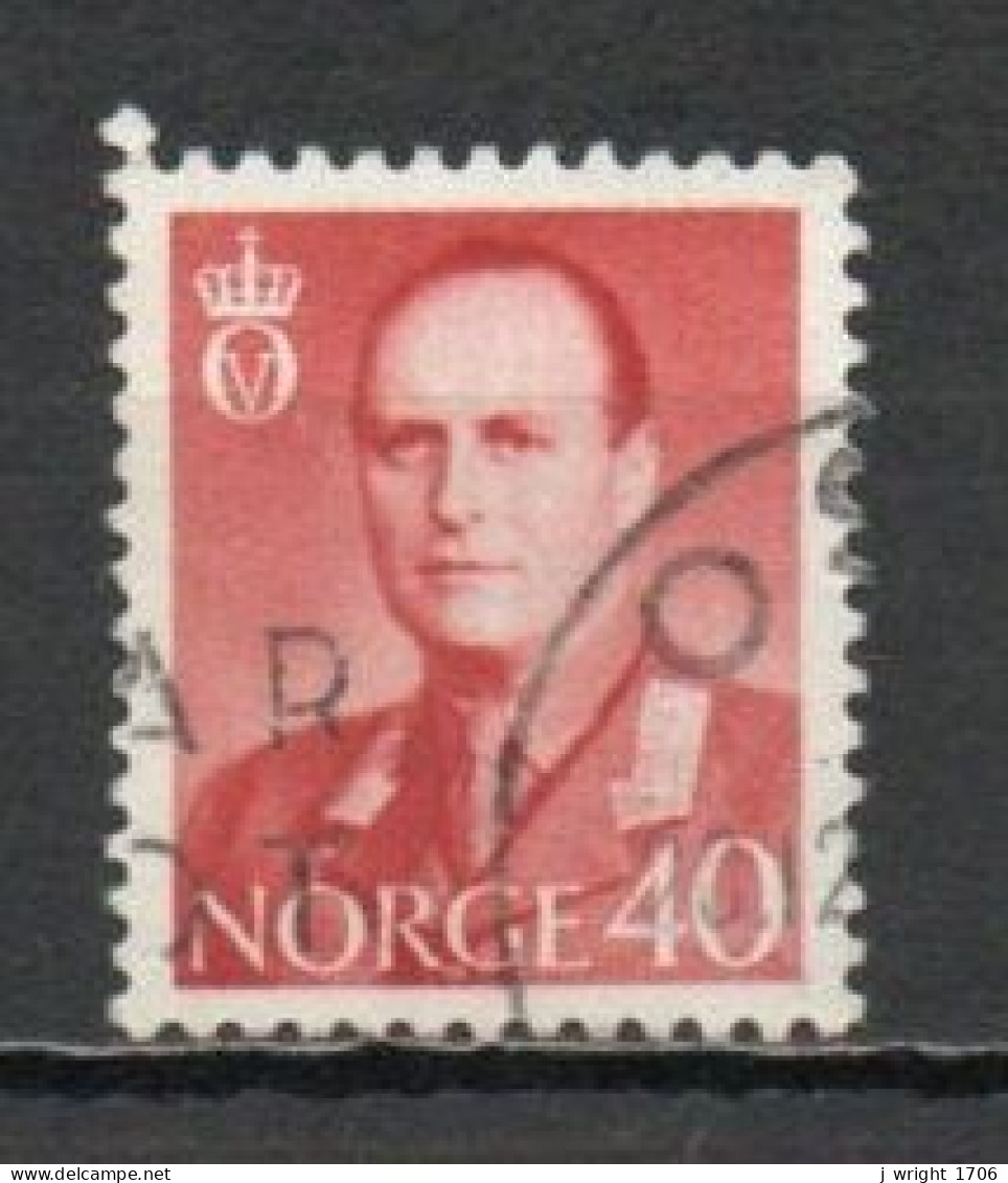 Norway, 1958 ,King Olav V, 40ö/Brown-Red, USED - Used Stamps