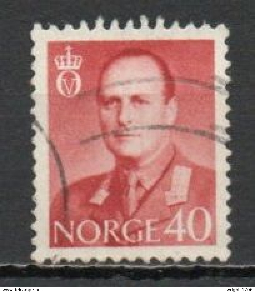 Norway, 1958 ,King Olav V, 40ö/Brown-Red, USED - Used Stamps