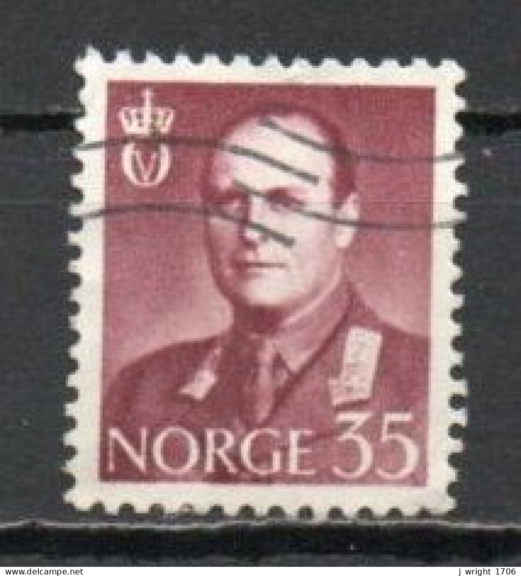 Norway, 1960, King Olav V, 35ö/Brown-Lake, USED - Gebraucht