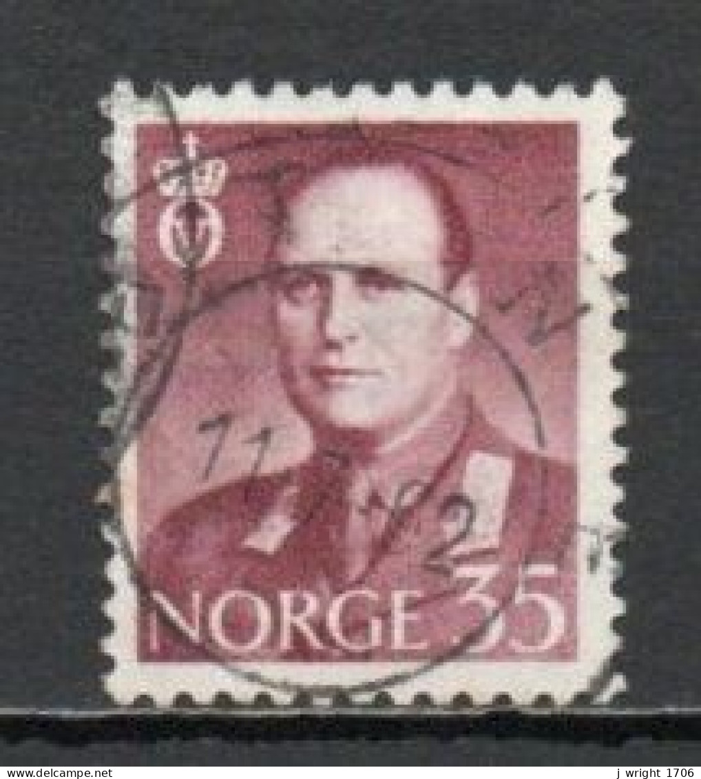 Norway, 1960, King Olav V, 35ö/Brown-Lake, USED - Gebraucht