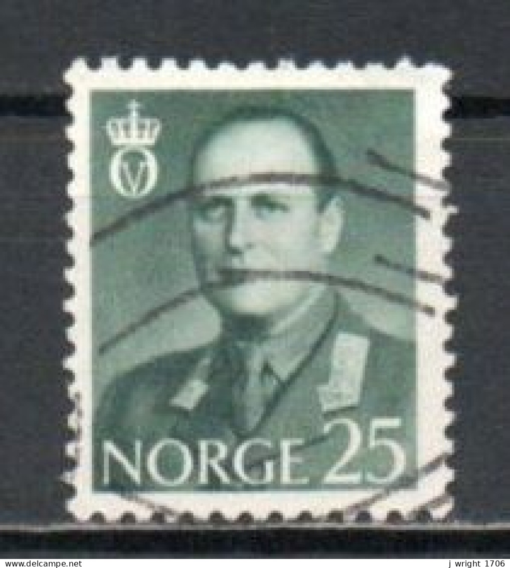 Norway, 1962, King Olav V, 25ö/Grey-Green, USED - Usados