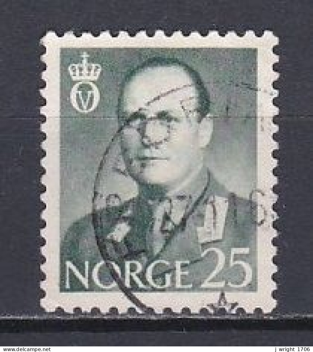 Norway, 1962, King Olav V, 25ö/Grey-Green, USED - Usati