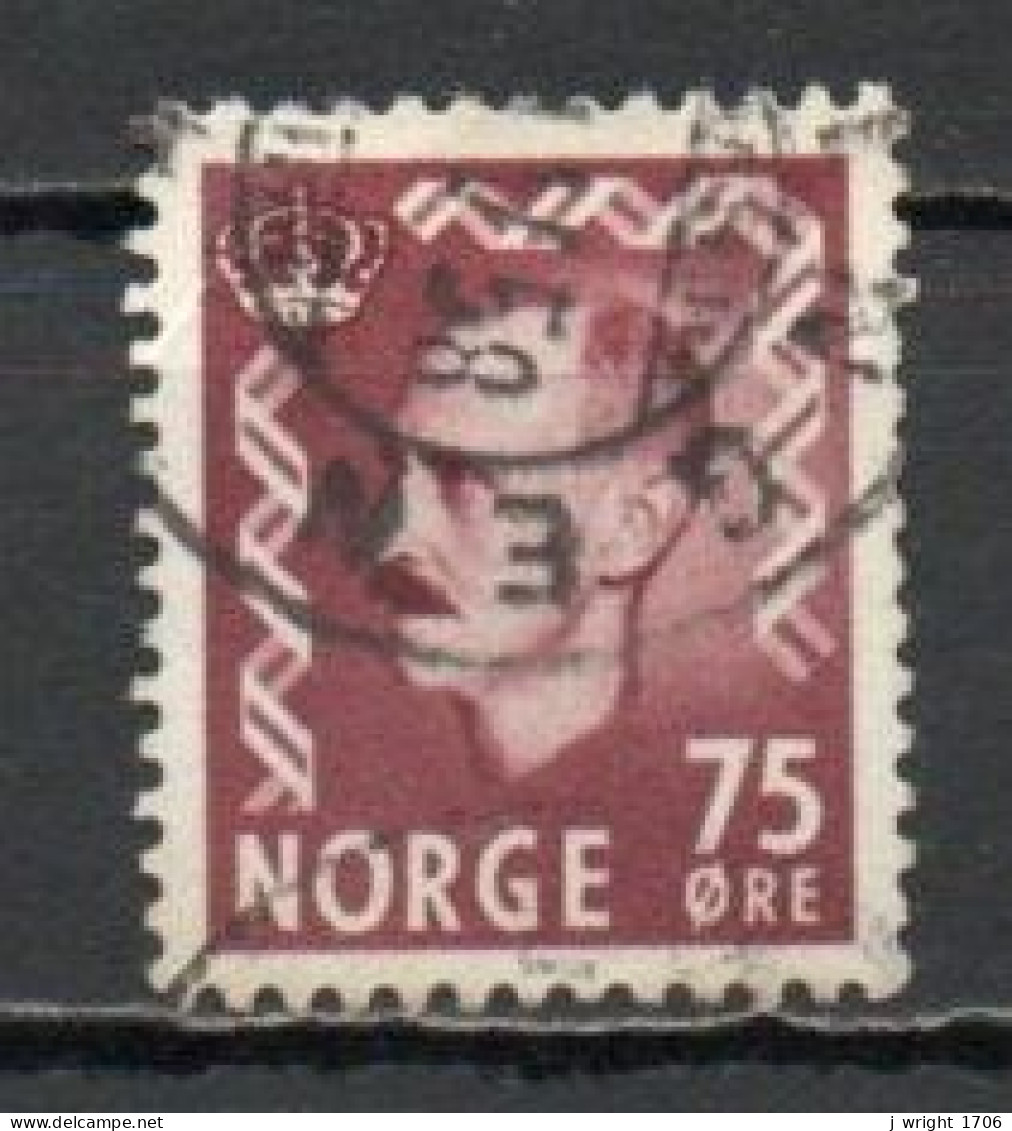 Norway, 1957, King Haakon VII, 75ö, USED - Used Stamps