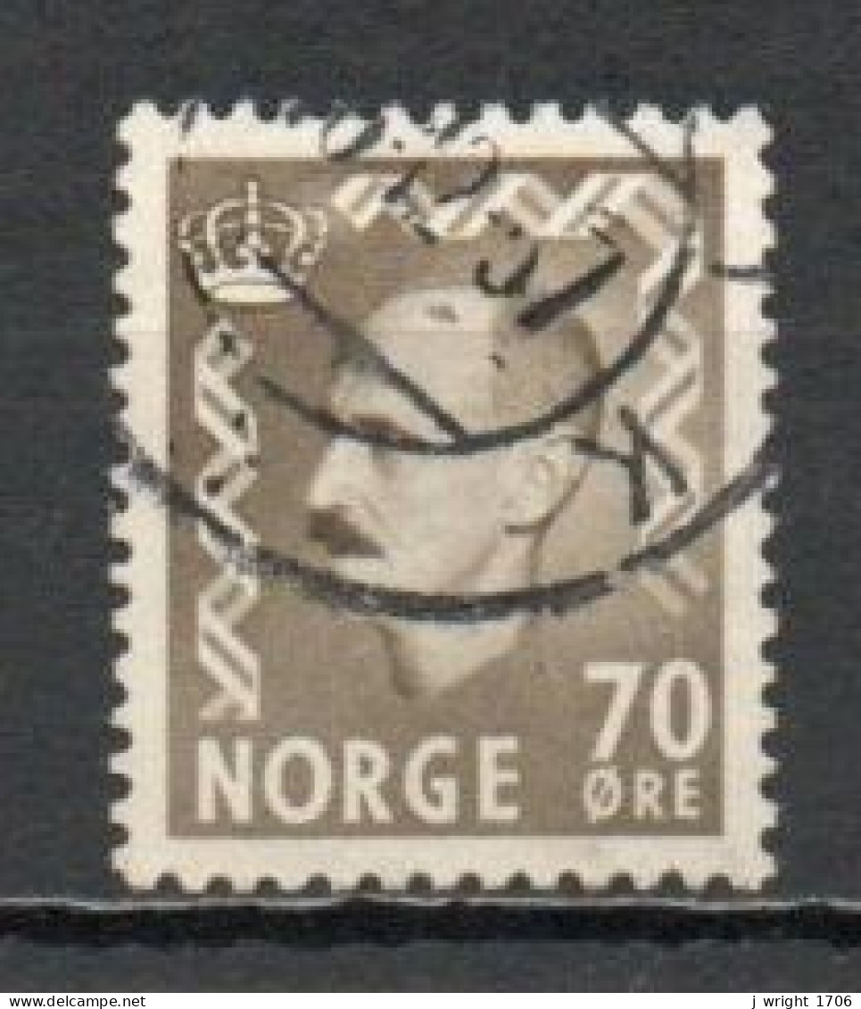 Norway, 1956, King Haakon VII, 70ö, USED - Usati