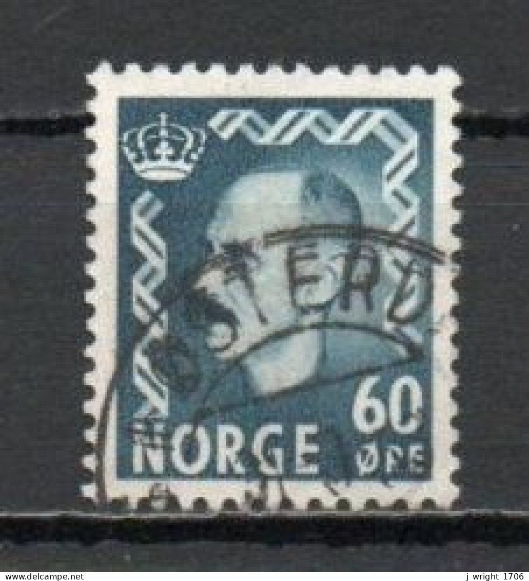 Norway, 1951, King Haakon VII, 60ö, USED - Used Stamps