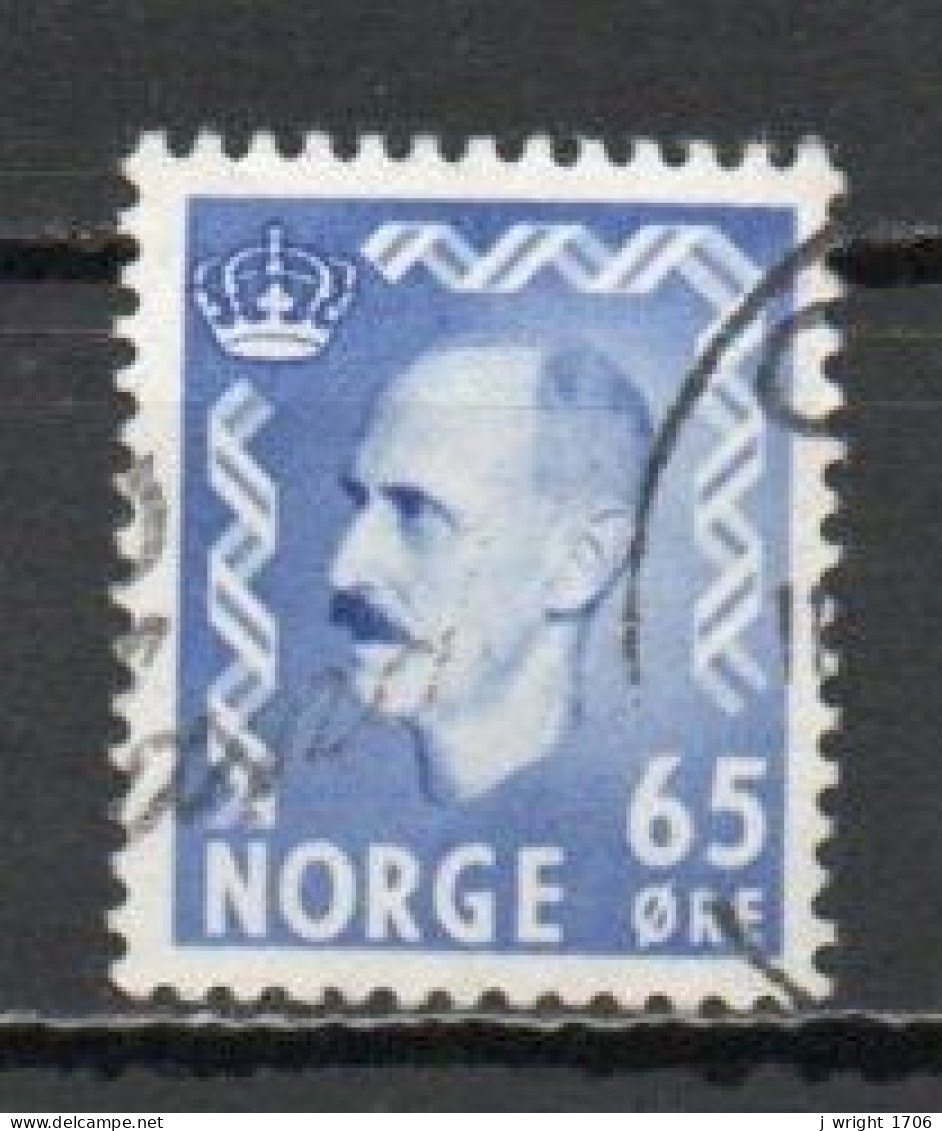 Norway, 1956, King Haakon VII, 65ö, USED - Gebraucht