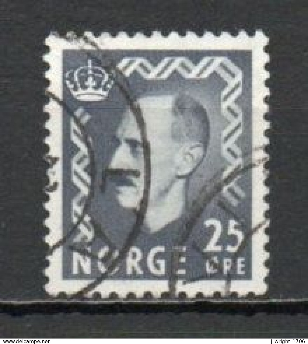 Norway, 1951, King Haakon VII, 25ö/Violet-Grey, USED - Usados