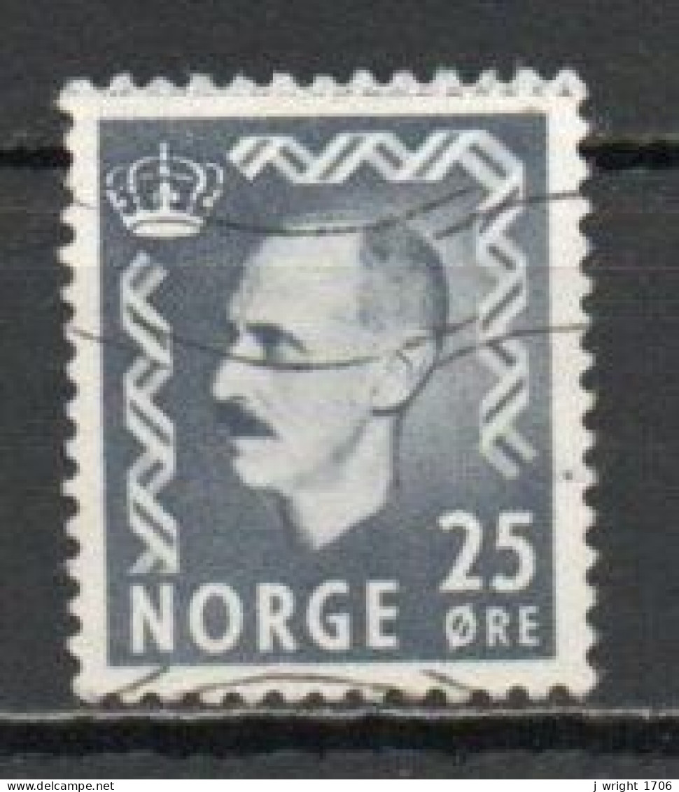 Norway, 1951, King Haakon VII, 25ö/Violet-Grey, USED - Usati