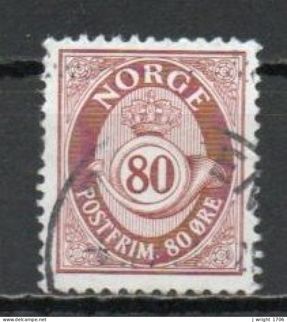 Norway, 1978, Posthorn/Recess, 80ö, USED - Oblitérés