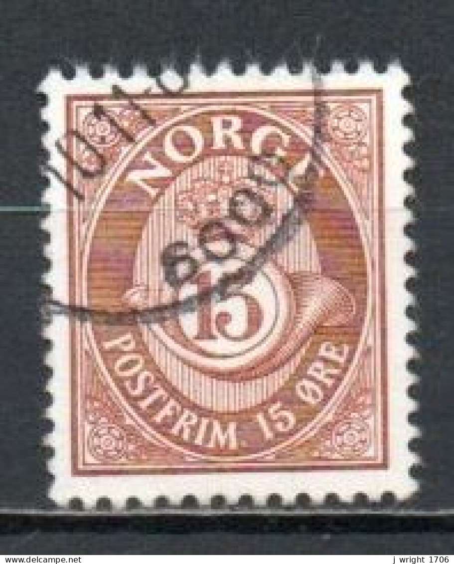 Norway, 1969, Posthorn/Recess, 15ö/Phosphor, USED - Used Stamps