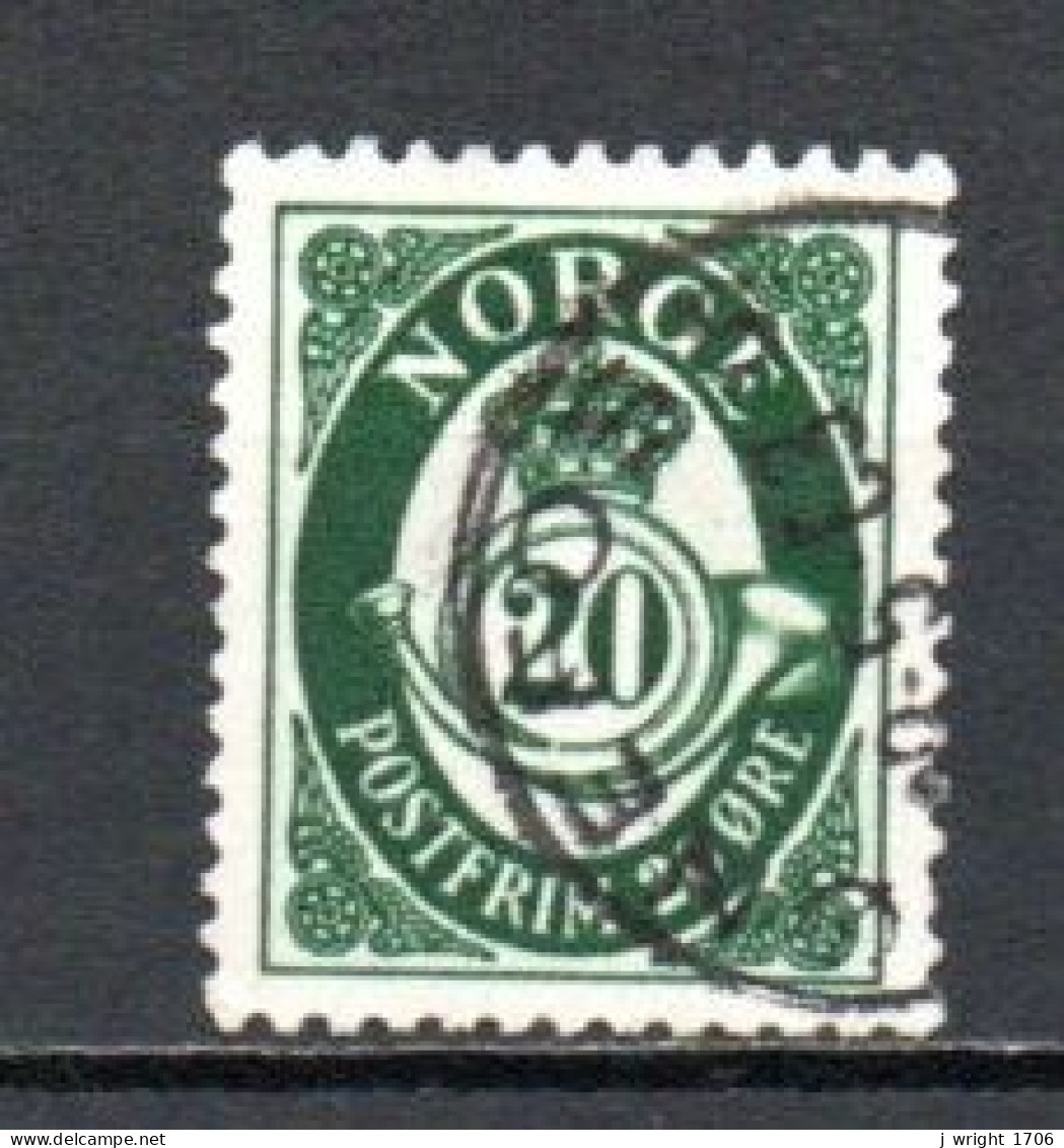 Norway, 1952, Posthorn/Photogravure, 20ö/Green, USED - Used Stamps