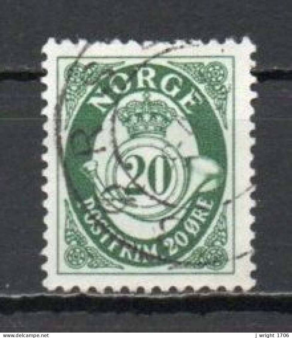 Norway, 1952, Posthorn/Photogravure, 20ö/Green, USED - Usados