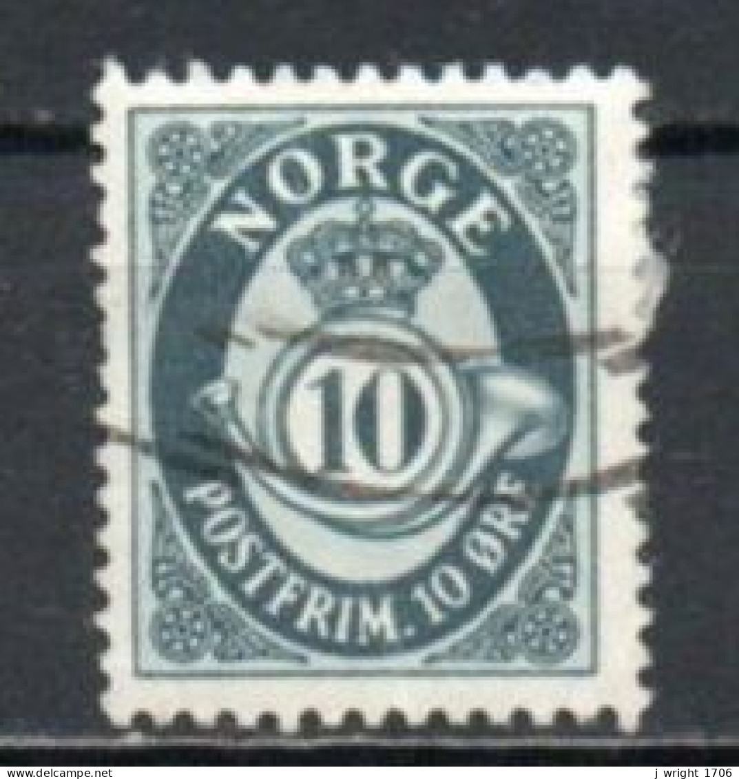 Norway, 1950, Posthorn/Photogravure, 10ö, USED - Usati