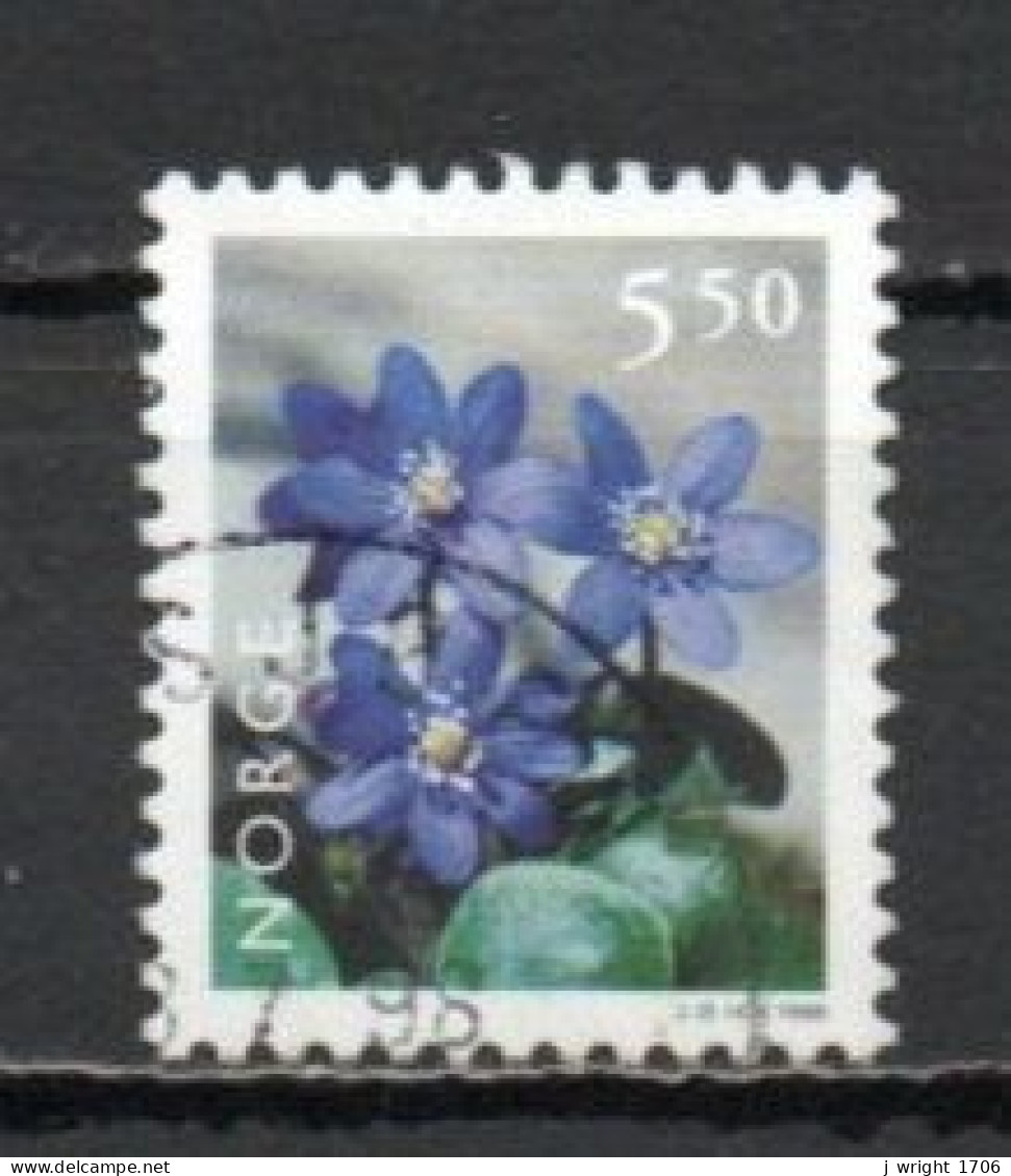 Norway, 1998, Flowers/Hepatica, 5.50kr, USED - Oblitérés