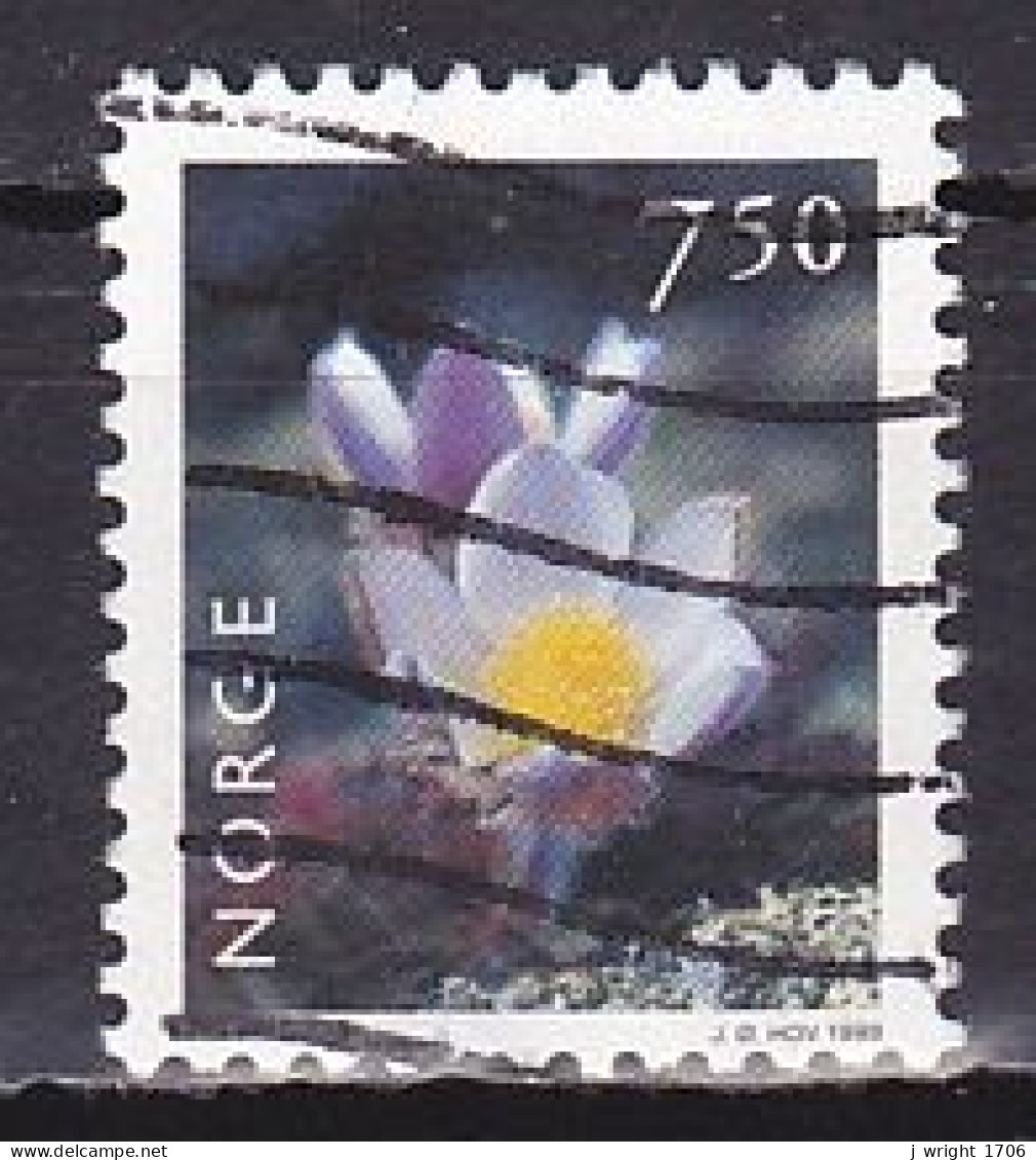 Norway, 1998, Flowers/Pasque Flower, 7.50kr, USED - Gebruikt