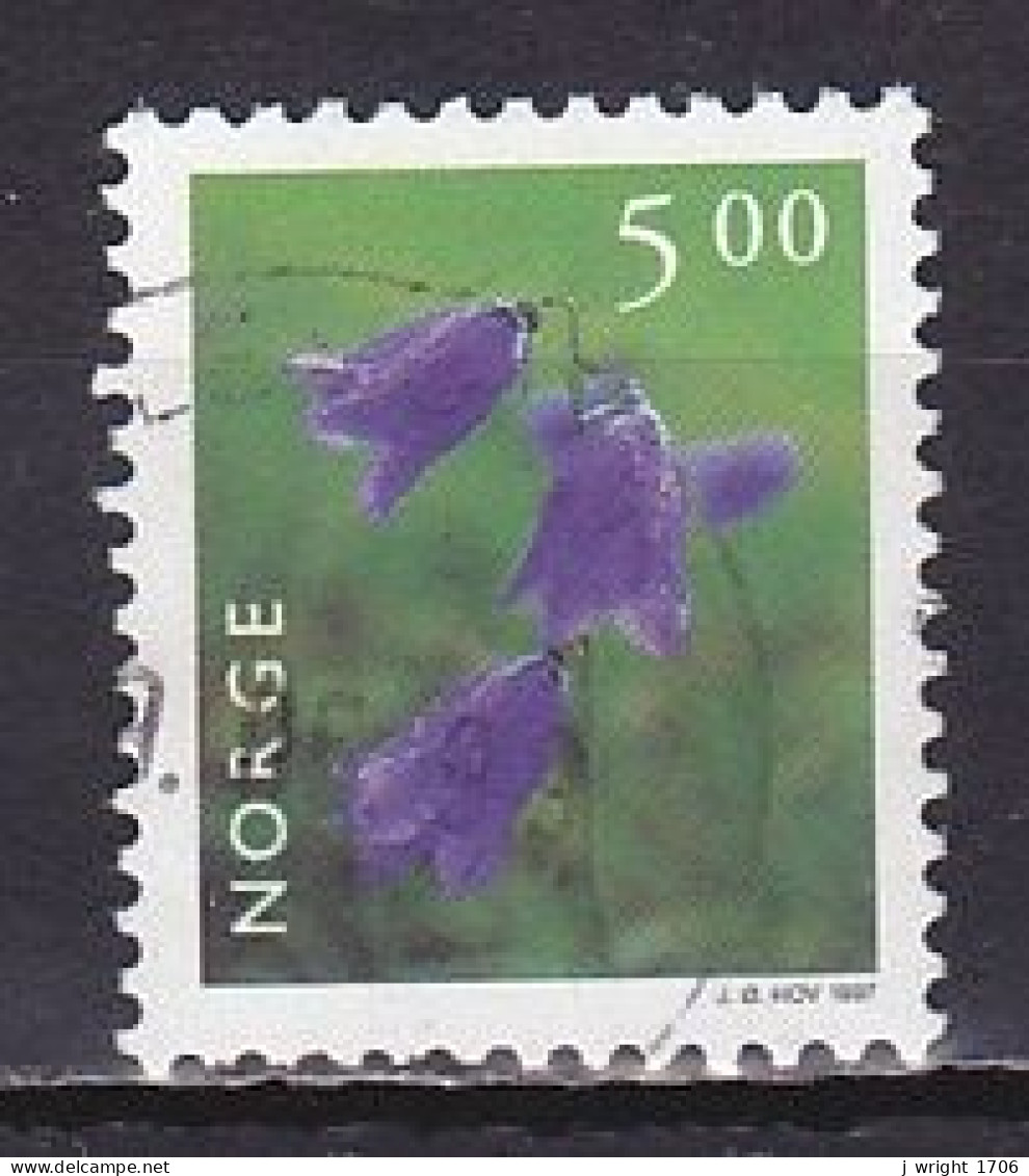 Norway, 1997, Flowers/Harebell, 5.00kr, USED - Gebruikt