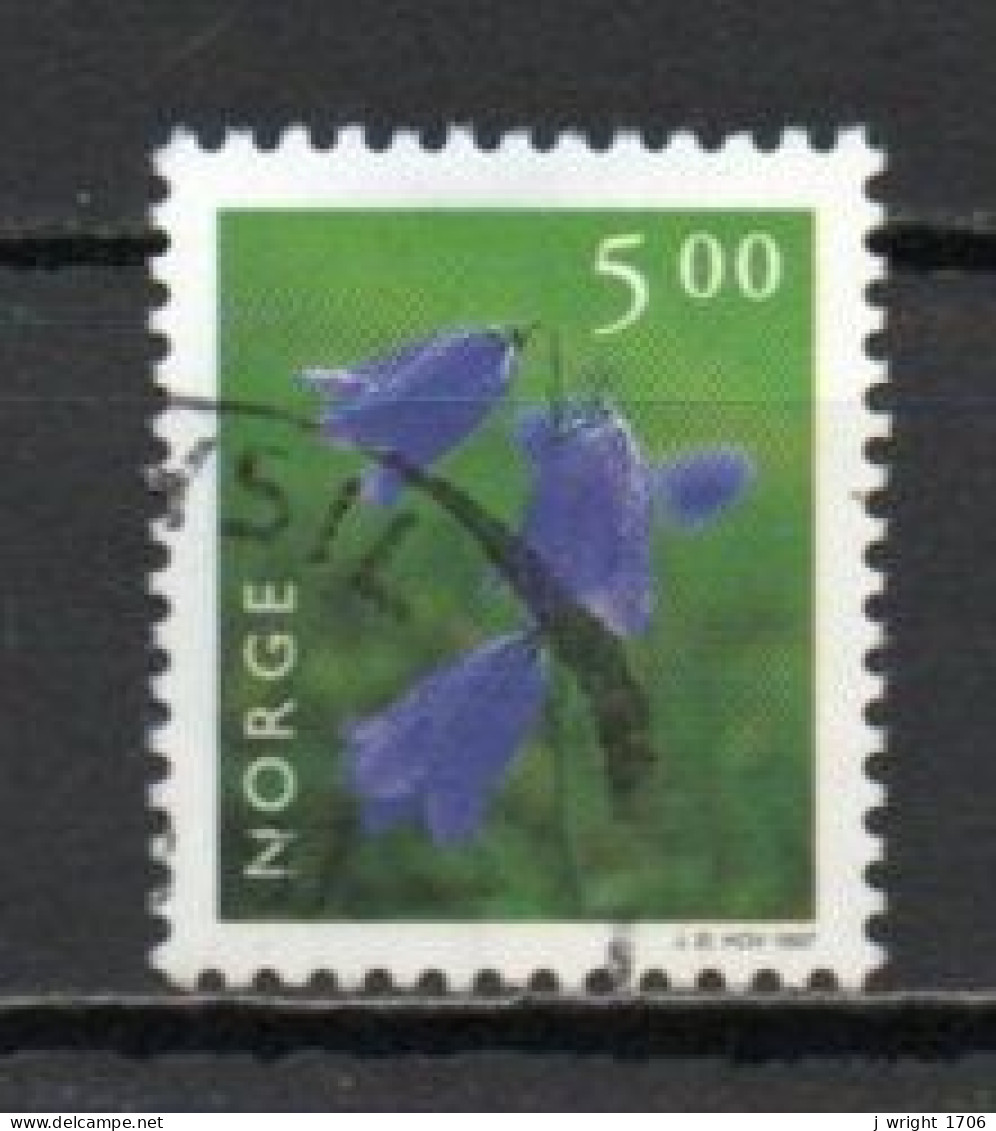 Norway, 1997, Flowers/Harebell, 5.00kr, USED - Used Stamps