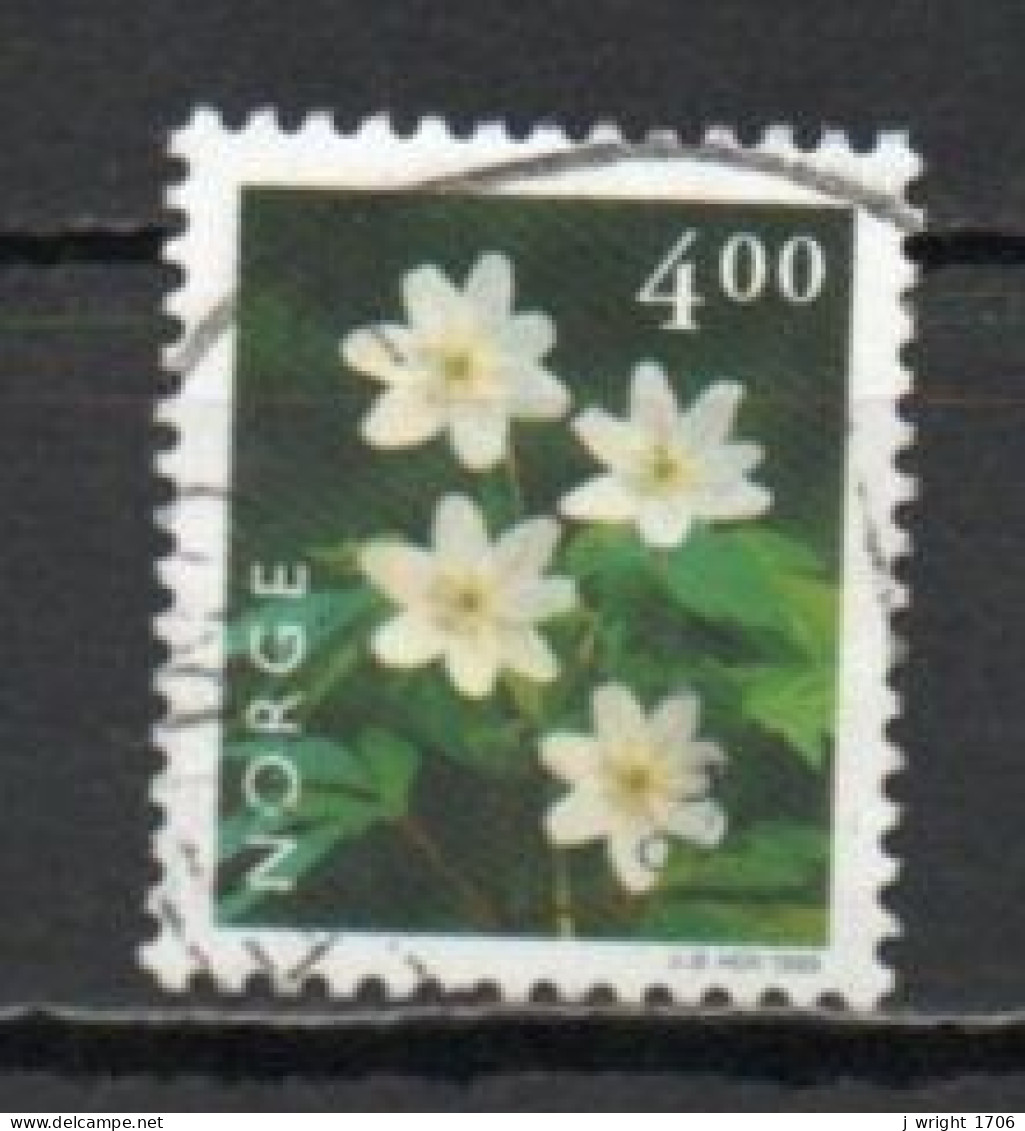 Norway, 1999, Flowers/Wood Anemone, 4.00kr, USED - Gebraucht