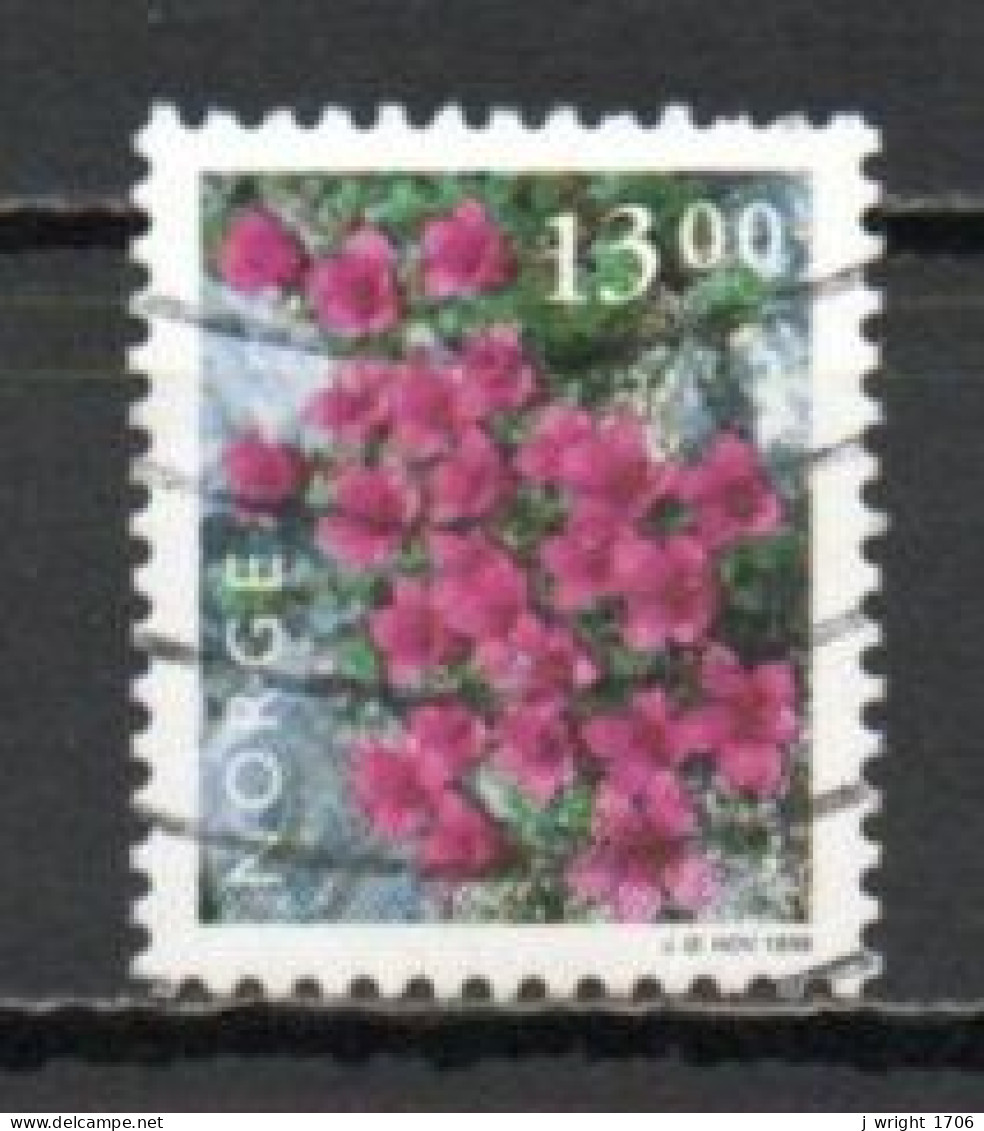 Norway, 1998, Flowers/Saxifrage, 13.00kr, USED - Used Stamps